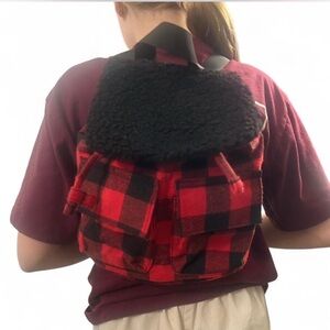 Target Red and Black Checkered Kids Backpack